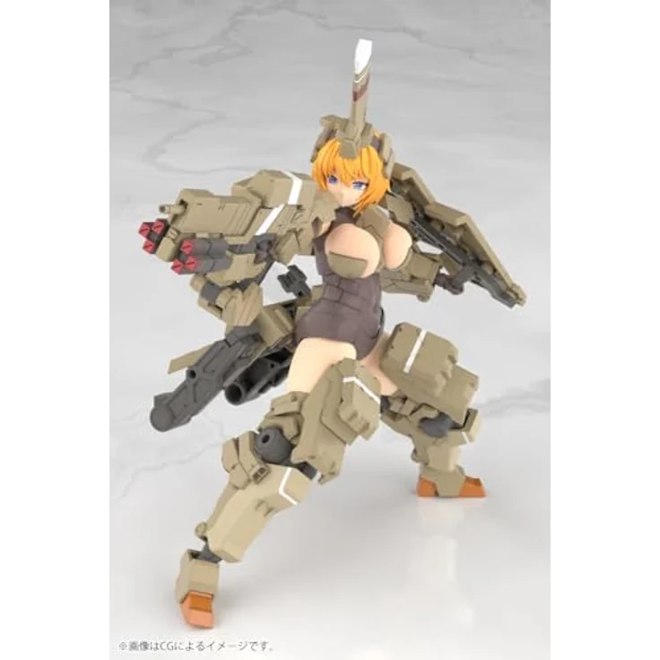 Kotobukiya Frame Arms Girl Kagutsuchi-kou PVC-Figur, 20 cm, braun, bewegliche Sammlerstatuette – Bild 4
