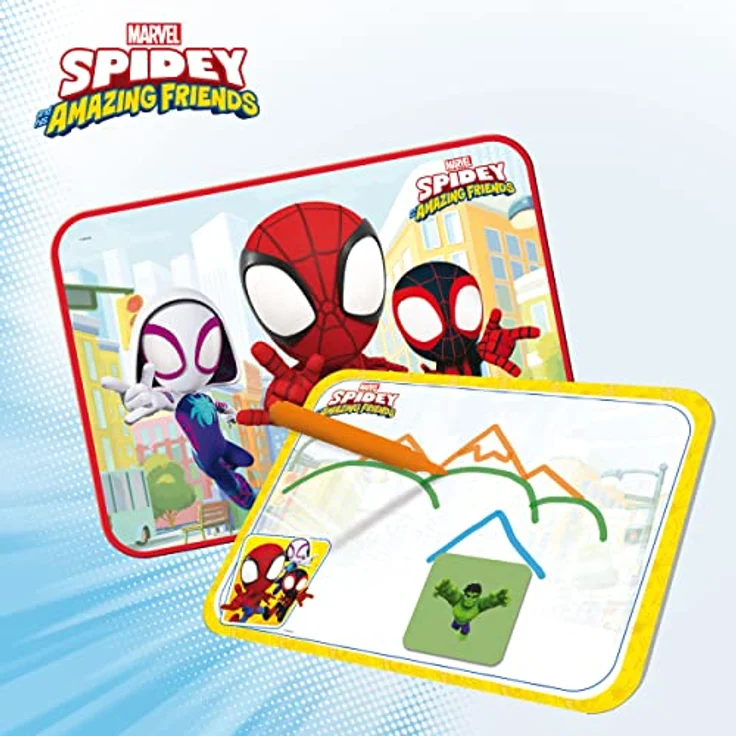 Lisciani - Marvel Spidey - Super Edugames-Büro - Didaktisches Büro mit über 10 Lernspielen - Für Kinder ab 2 Jahren - Fördert Kreativität und Logik - Hergestellt in Italien – Bild 3