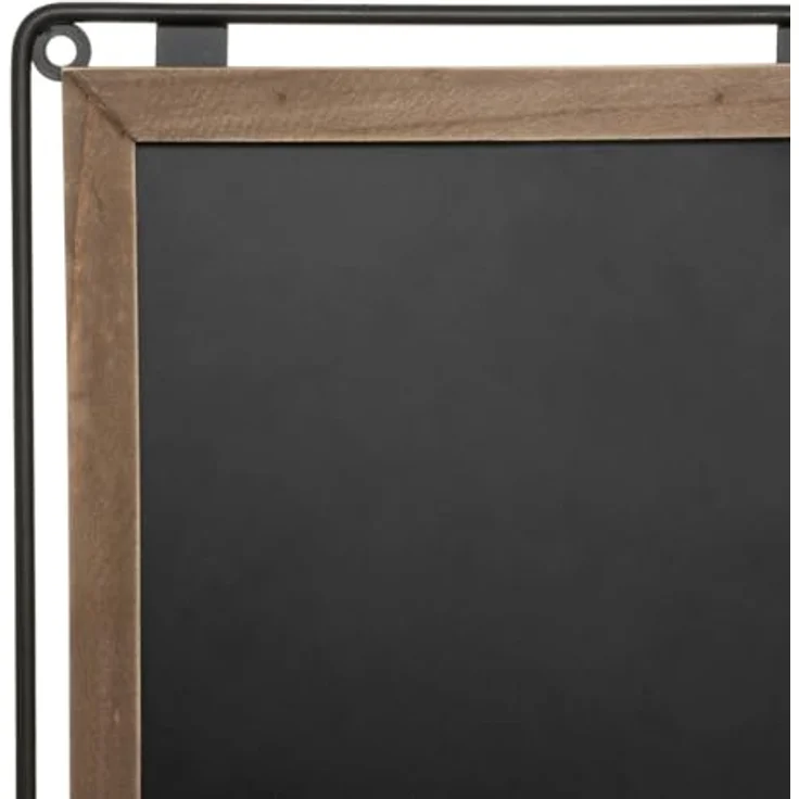 Atmosphera Créateur d'intérieur Kreidetafel mit Aufbewahrungskörben, 50 x 70 cm, praktischer Organizer im Loft-Stil aus Metall und MDF – Bild 2