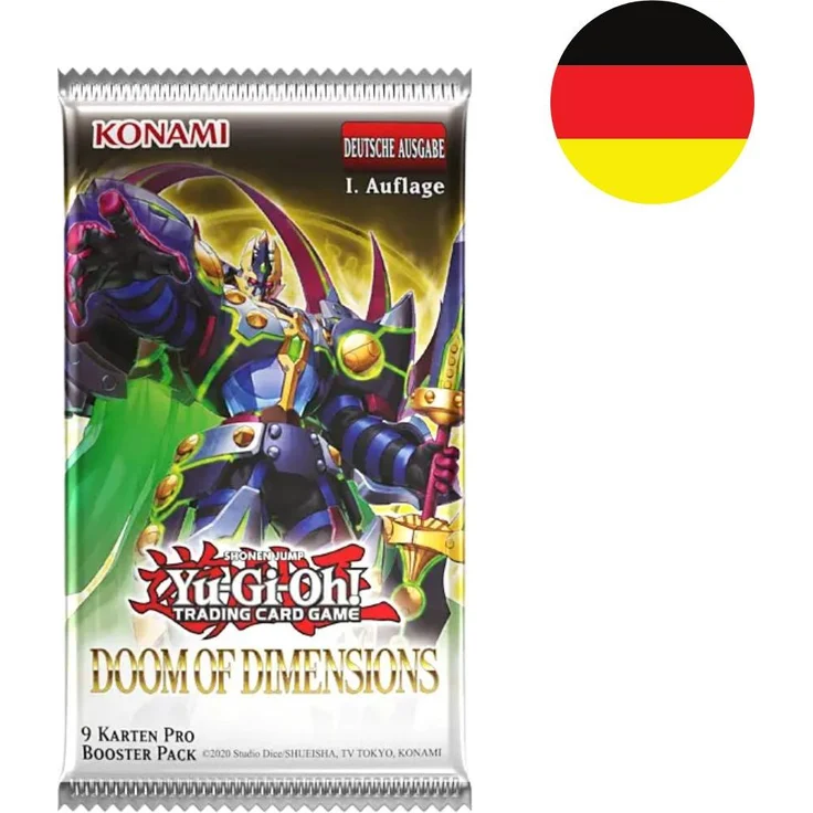 Durchgeknallt -Top Media YGO Doom of Dimensions Booster, Sammelkarten-Set mit 25 Starlight Rares und neuen „D/D/D“-Karten
