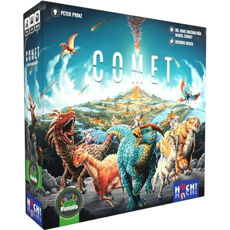 Funtails Comet Base Game, Wettbewerbsfähiges Engine Builder Familienspiel, englischsprachige Version