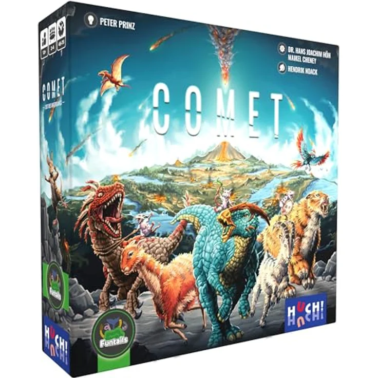 Funtails Comet Base Game, Wettbewerbsfähiges Engine Builder Familienspiel, englischsprachige Version – Bild 1