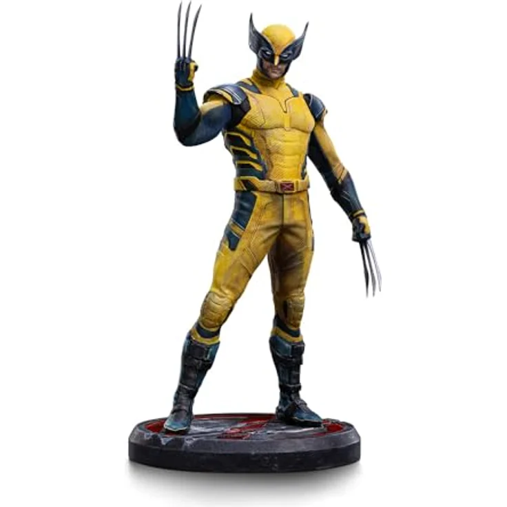 Iron Studios Deadpool 3 Art Scale Statue 1/10, Wolverine & Headpool, 22 cm, offiziell lizenziert aus Resin – Bild 1