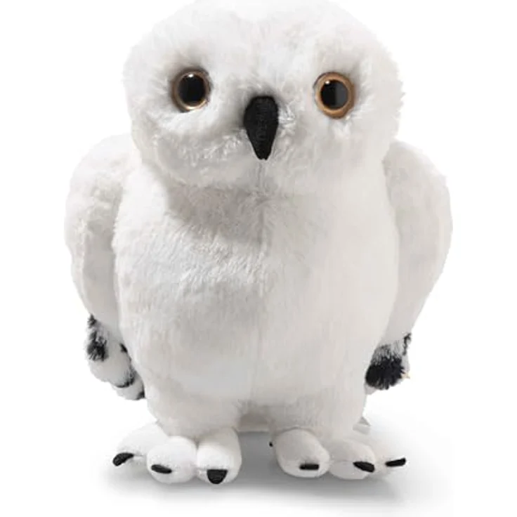 Steiff Kuscheltier Hedwig Eule, Harry Potter, Plüschtier 21 cm, Weiß, mit Kunststoffaugen, waschbar bei 30 °C – Bild 1