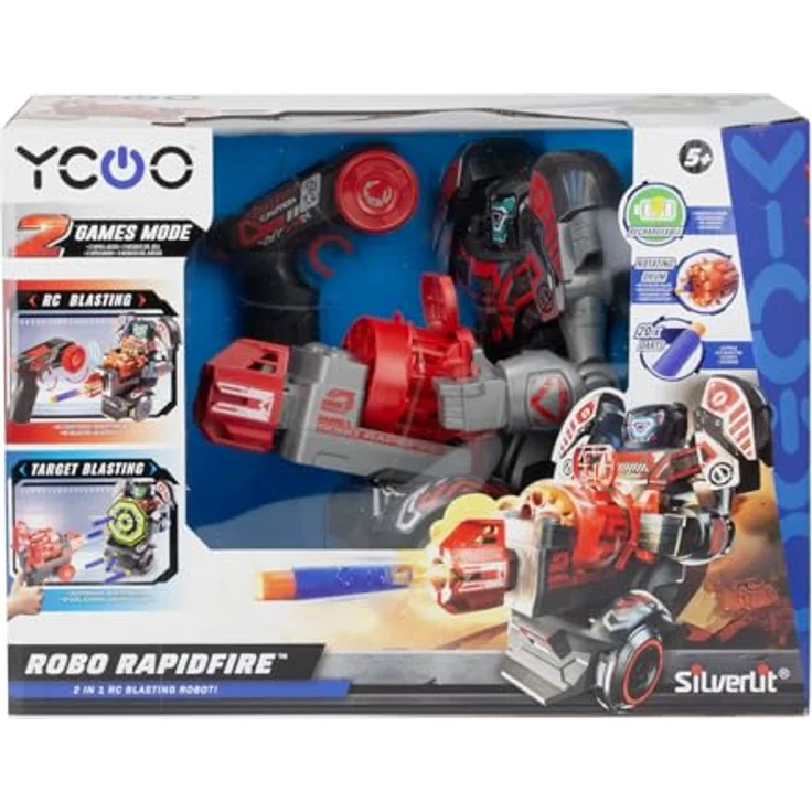 Silverlit Robo Rapidfire, Ferngesteuerter Roboter für Boys Toys – Bild 2