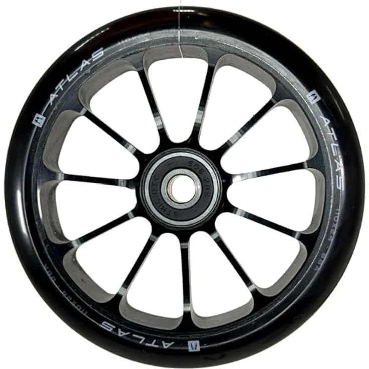 Ethic DTC Atlas Stunt-Scooter Rolle 115mm x 30mm 12std Schwarz - Leichtgewichtiges Pro Scooter Rad – Bild 3