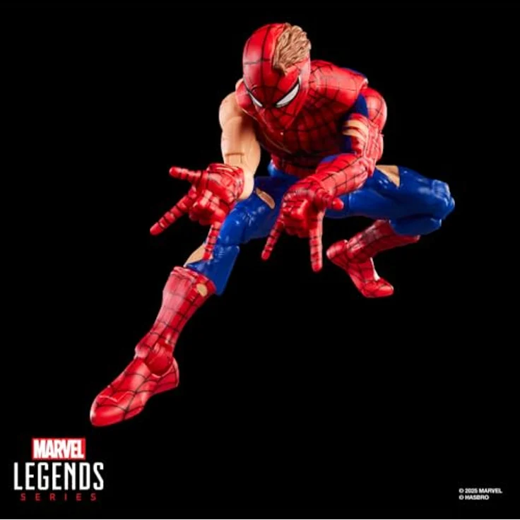 Hasbro Marvel Legends Series Magic: The Gathering Spider-Man, Action-Figur mit Kampfspuren, 15 cm, mit 7 Accessoires und exklusiver Foil Sammelkarte – Bild 5