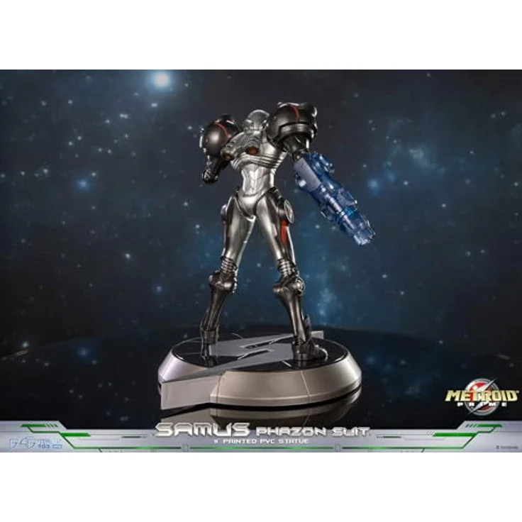 First4Figures Metroid Prime, PVC-Sammelfigur von Samus im Phazon Suit mit Screw Attack Basis, Standard Edition – Bild 3