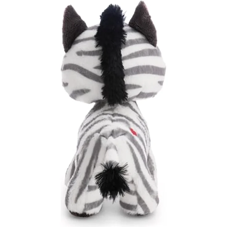 NICI Kuscheltier GLUBSCHIS Zebra Mankalita, 15cm, weiß, weicher Plüsch mit Glitzeraugen, ideales Geschenk für Kinder und Erwachsene – Bild 4