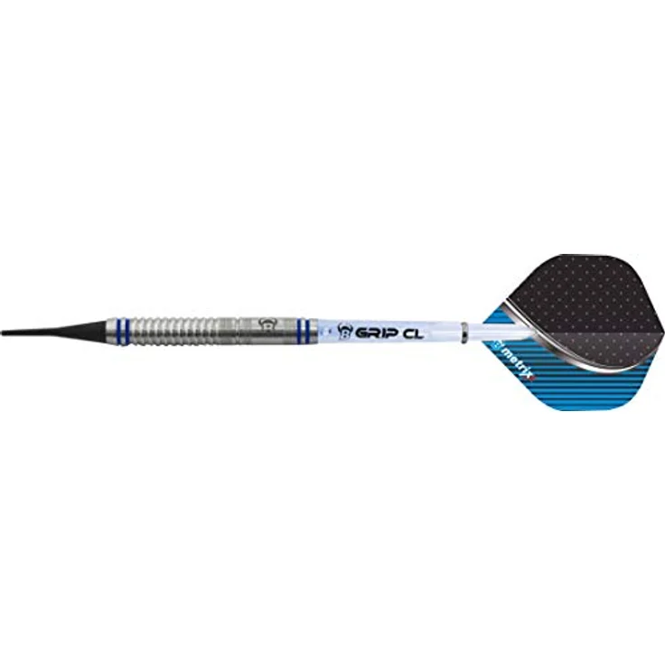 Ballista Soft Dart, sehr guter Einsteigerdart aus 70 % Tungsten, Dartset aus 3 Dartpfeilen, gradlinig & angenehmer Grip, der Dart für jedermann. Moderne Optik mit transparentem Schaft. – Bild 2