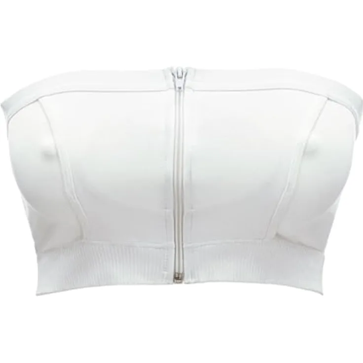 Medela Abpump-Bustier Hands-free, flexibles Milchpumpenzubehör, Weiß, Größe L