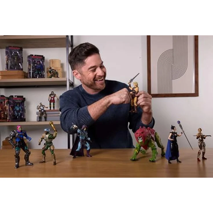 Masters of the Universe Chronicles 2026 Film Ram Man Figur, 16,5 cm detailgetreue Actionfigur mit 30 beweglichen Gelenken und Streitaxt – Bild 4