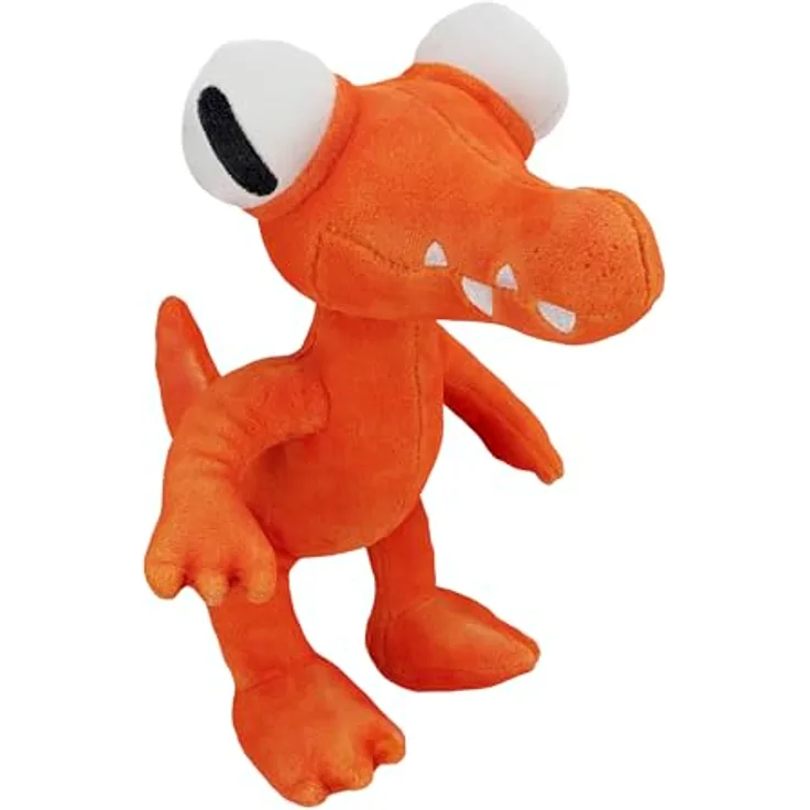 Rainbow Friends Sammelbare Plüschfigur Orange 20 cm - Hochwertiges Material und detaillierte Stickereien