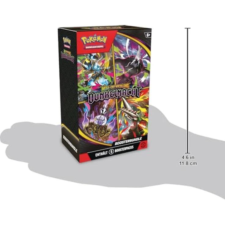 Pokémon Pokémon-Sammelkartenspiel: Boosterbundle Mega-Entwicklung – Dunkelnacht, 6 Boosterpacks mit Mega-Darkrai-ex und Mega-Zeraora-ex – Bild 5