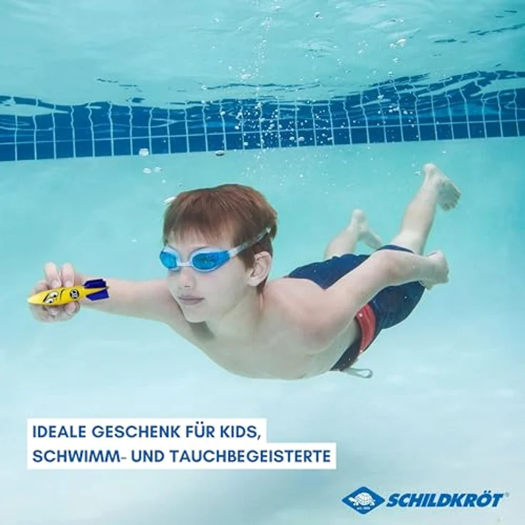 Schildkröt Rocket Divers Set, 5 farbenfrohe Unterwasserraketen für Kinder ab 5 Jahren, Tauchspielzeug für Schwimmbad und Badewanne – Bild 3