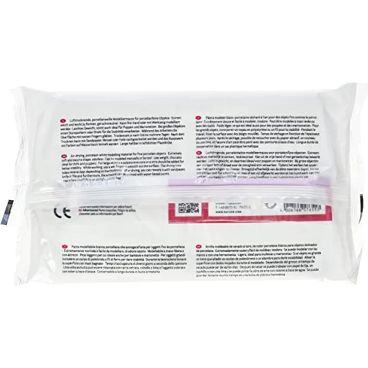 Rayher Modelliermasse Porzella, feinstes Papiermaché, 400 g – Bild 2