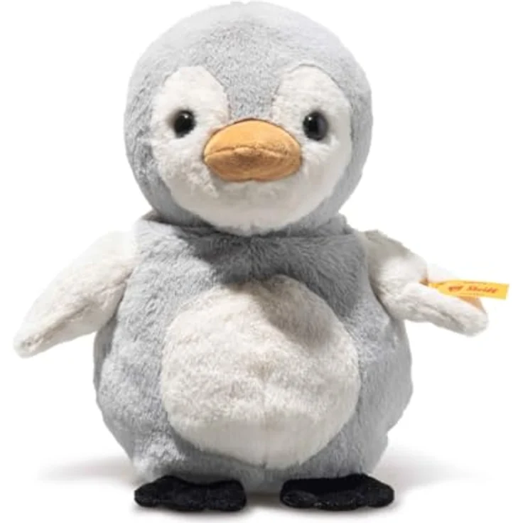 Steiff Nachtlicht Pinguin Lio, 22 cm, grau und cremeweiß, Kuscheltier mit entnehmbarem Nachtlicht – Bild 1
