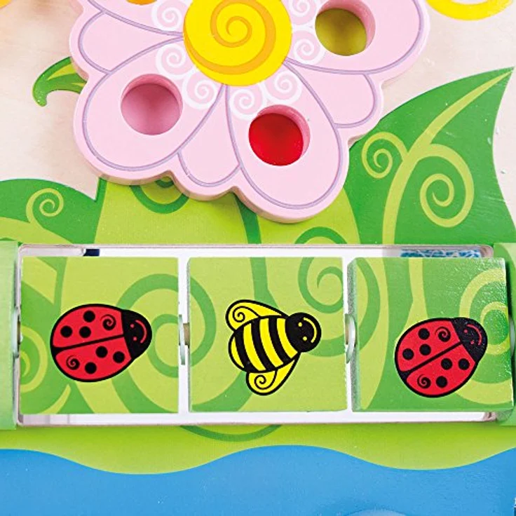 Bigjigs Toys Blumiges Aktivitätsstation – Bild 2