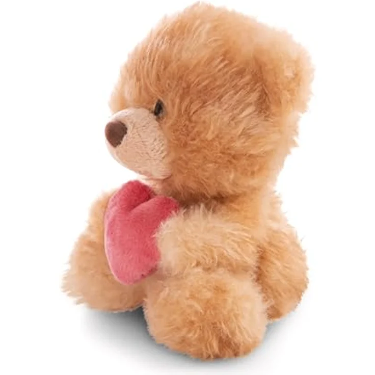 NICI Kuscheltier Bär mit Herz 18cm - Hellbraun aus weichem Plüsch, für Kinder & Erwachsene, tolle Geschenkidee – Bild 4
