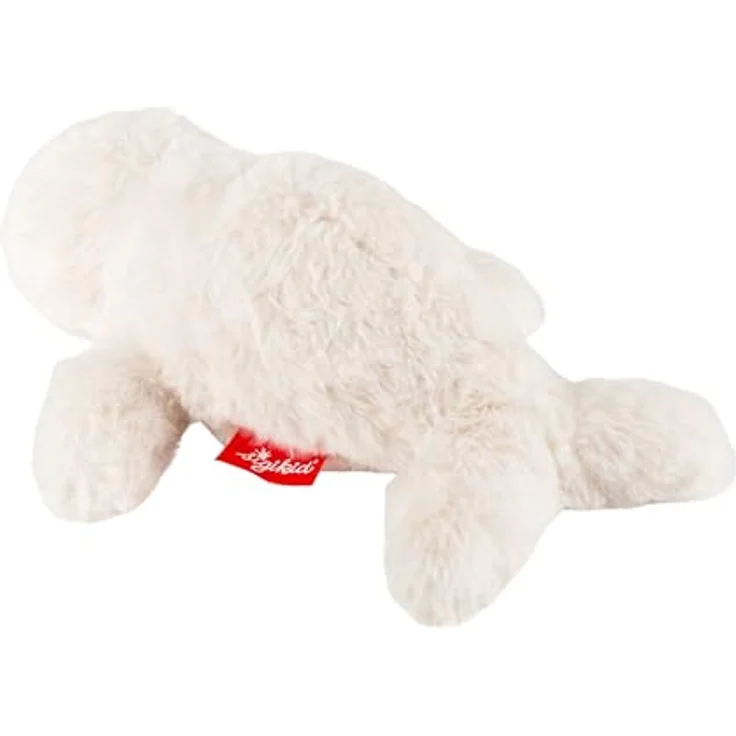 SIGIKID Plüschtier Robbe Flauscherie, besonders weich und flauschig, für Babys und Kinder, 45 cm, Weiß – Bild 4