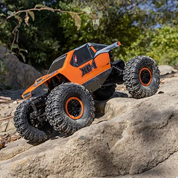 Axial AX24 XC-1, 1/24th 4WS Crawler Brushed RTR, Orange – Bild 2