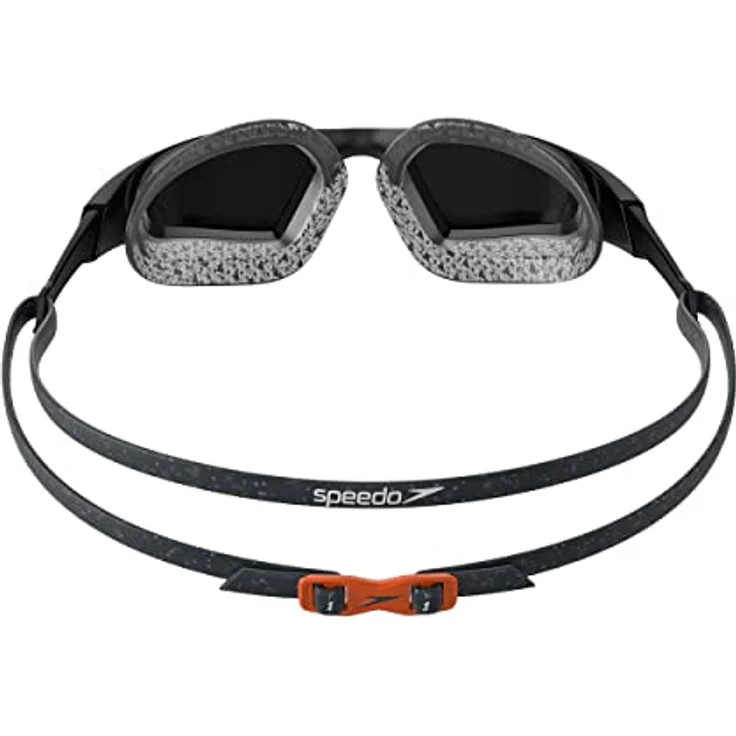 Speedo Unisex Erwachsene Aquapulse Pro Mirror Schwimmbrille, Schwarz/Gold, Einheitsgröße – Bild 2