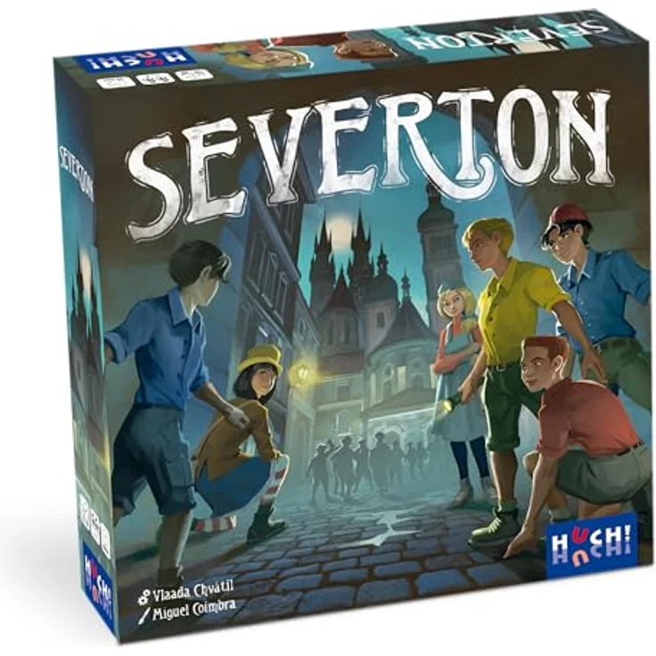 HUCH! Severton, Kooperatives Strategiespiel für 1-5 Spieler, Abenteuer- und Strategiefokus, ab 10 Jahren – Bild 1