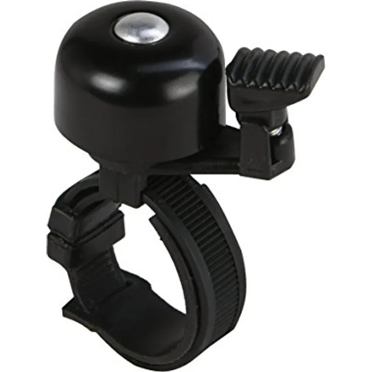 FISCHER Mini Fahrradglocke, Oversize, Schwarz - Preisvergleich