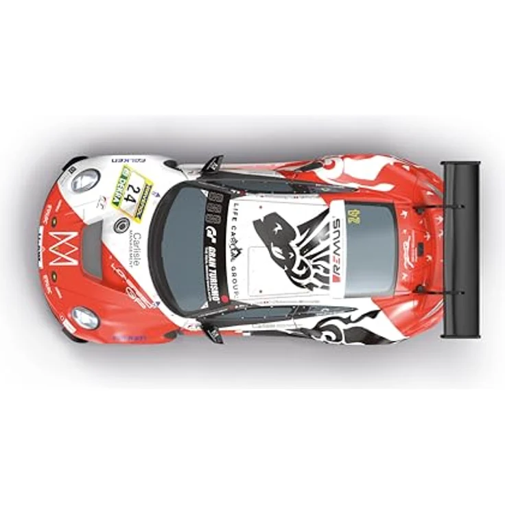 Carrera 2,4GHz Porsche 911 GT3 R 'Lionspeed GP, No.24' - RC Onroad Auto mit Drift-Reifen, Rauchfunktion und LED-Lichtern – Bild 4