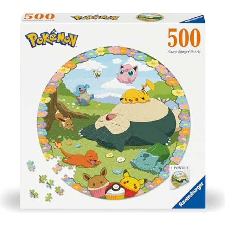 Ravensburger Puzzle 12001131 - Blumige Pokémon - 500 Teile Puzzle für Erwachsene und Kinder ab 12 Jahren, Pokémon Puzzle, Pokémon Geschenke – Bild 2