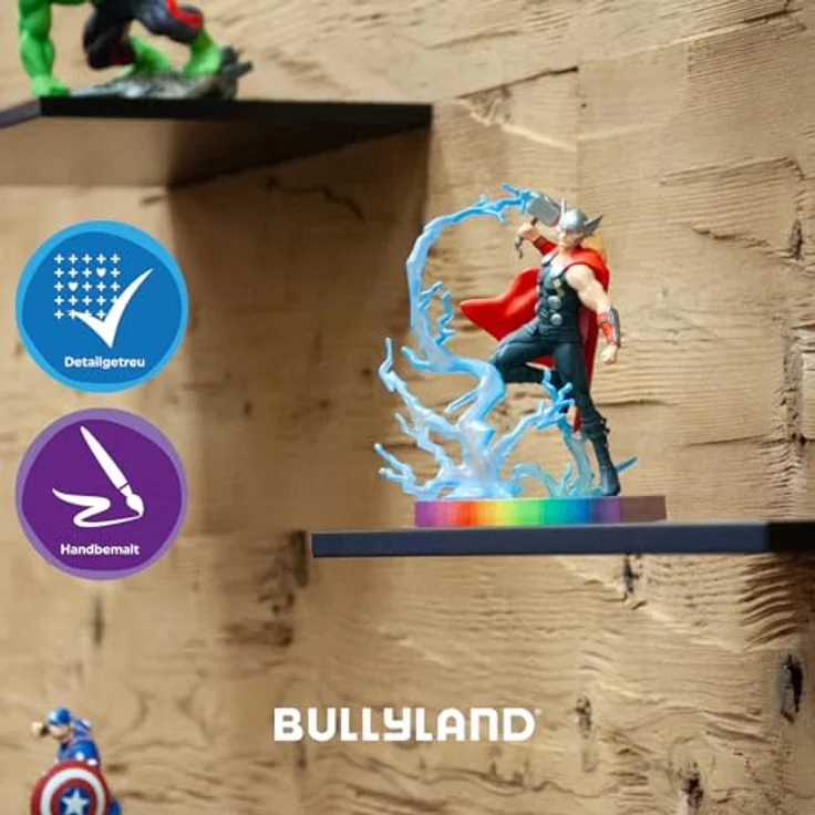 Bullyland Thor von den Marvel Avengers, detailgetreue 11,5 cm Sammelfigur für Kidults 11333 – Bild 5