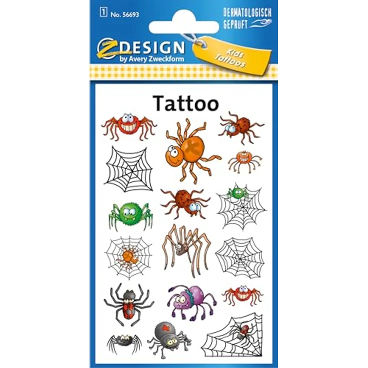 Tattoos Sticker Spinnen – Bild 2