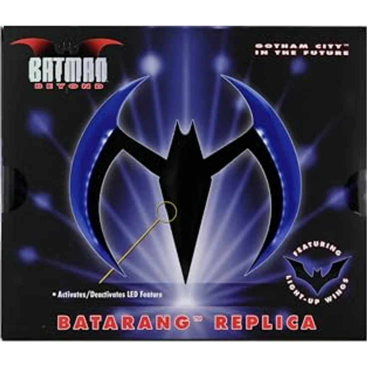NECA Batman Beyond Blue Batarang W/Lights Prop Replica – Bild 2