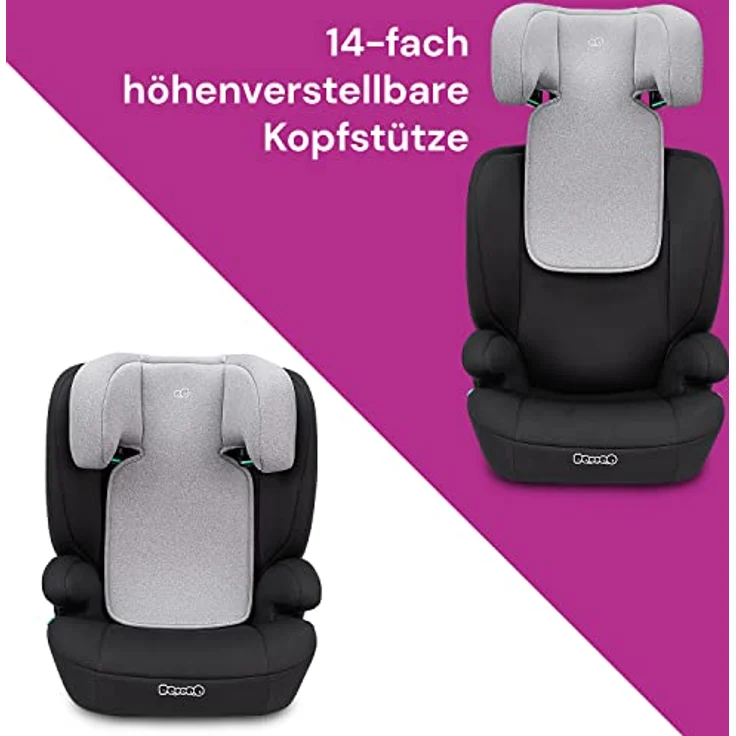 BooBoo Autokindersitz Safety Oslo, Kindersitz ohne Isofix, ab 4 Jahren, bis 12 Jahre, für Kinder von 100 bis 150 cm – Bild 5