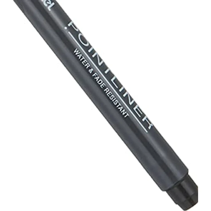 Pentel Pointliner S20P-3A, Fineliner, schwarz, wasserfest und lichtecht, 0,3 mm, 1 Stück (1er Pack) – Bild 3