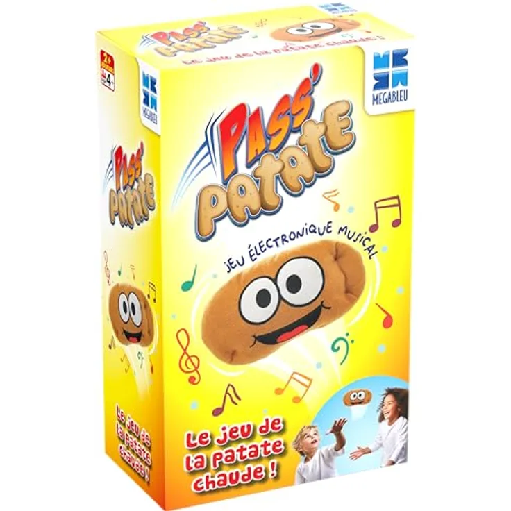 MEGABLEU Tischspiel Pass Patate, hochwertiges Brettspiel für Kinder ab 4 Jahren, Kunststoff
