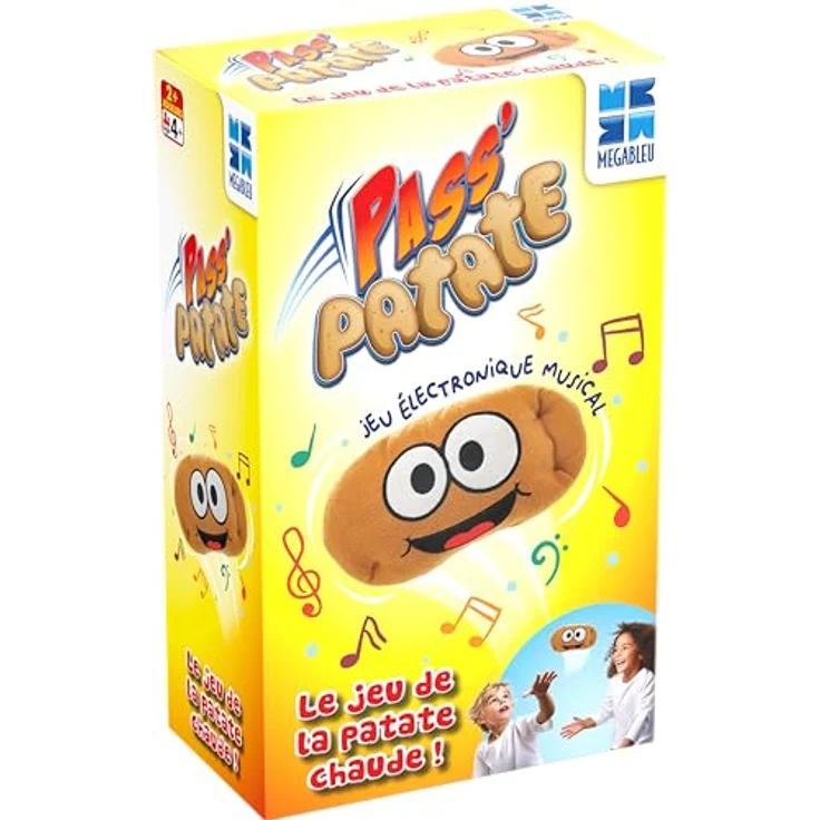 MEGABLEU Tischspiel Pass Patate, hochwertiges Brettspiel für Kinder ab 4 Jahren, Kunststoff – Bild 1