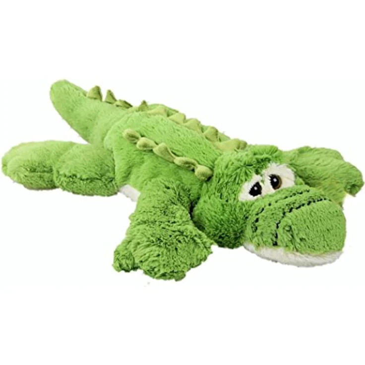 Inware 6414 - Plüschtier Krokodil Kroko, 100 cm, kuscheliger Tröster in grün