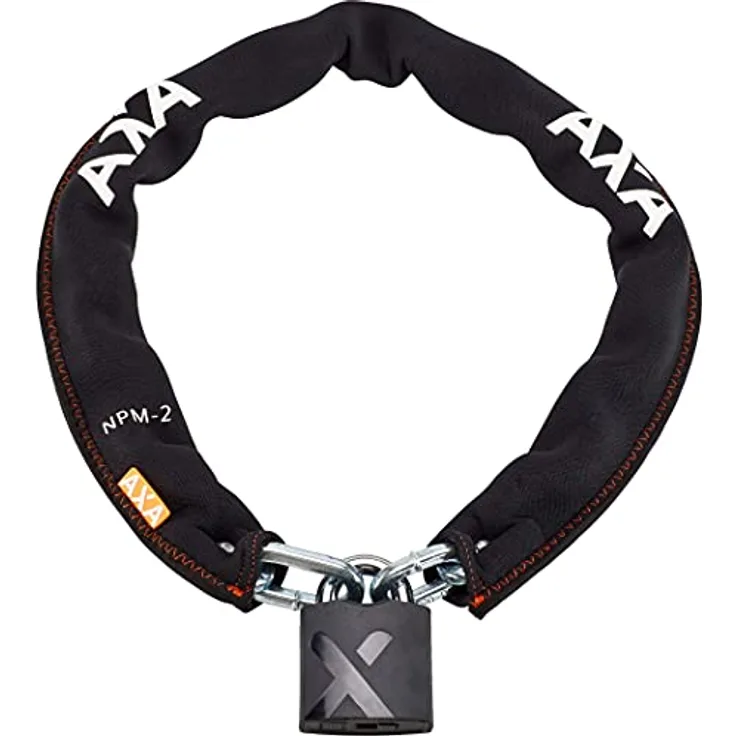 AXA ALA018 Unisex – Erwachsene Promoto 2 100/9 FahrradSchloss, schwarz, One-Size