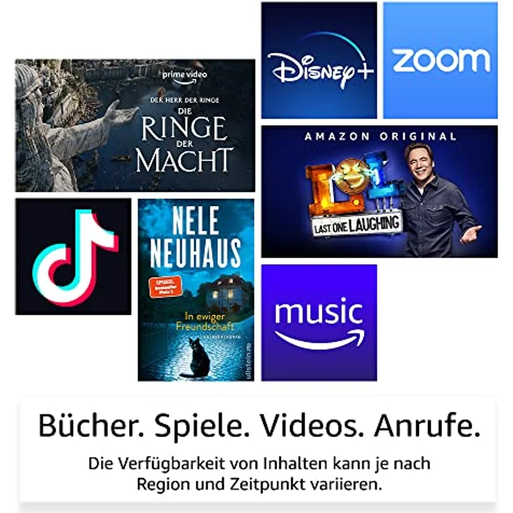 Fire 7-Tablet, 7-Zoll-Display, 16 GB, neuestes Modell (2022), schwarz Mit Werbung – Bild 3