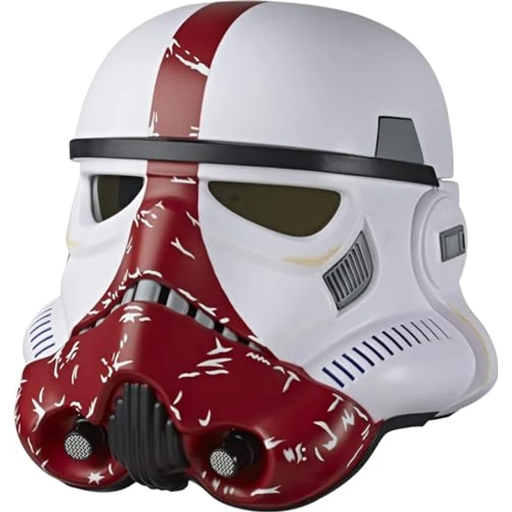 Star Wars Feuerlöschhelm Trooper (Hasbro E86715L0), Bunt - Premium elektronischer Helm mit elektronischer Sprachverzerrung, inspiriert von The Mandalorian auf Disney Plus – Bild 1