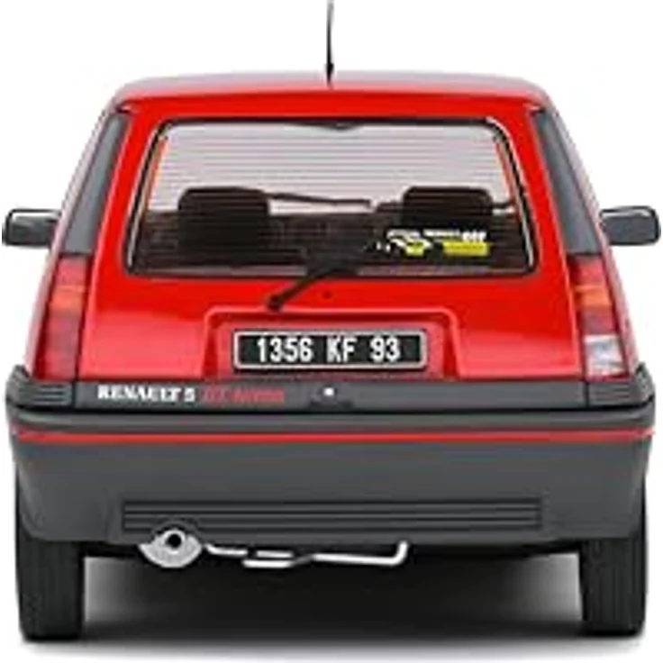 Solido 1:18 Renault 5 GT Turbo MK1, Modellfahrzeug in rot, hochwertige Qualität und flexible Gestaltung – Bild 4