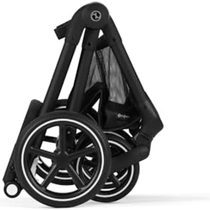 CYBEX Gold Kinderwagen EOS Lux 2-in-1, Reisesystem, Ab Geburt bis 22 kg (ca. 4 Jahre), Moon Black - Preisvergleich – Bild 3