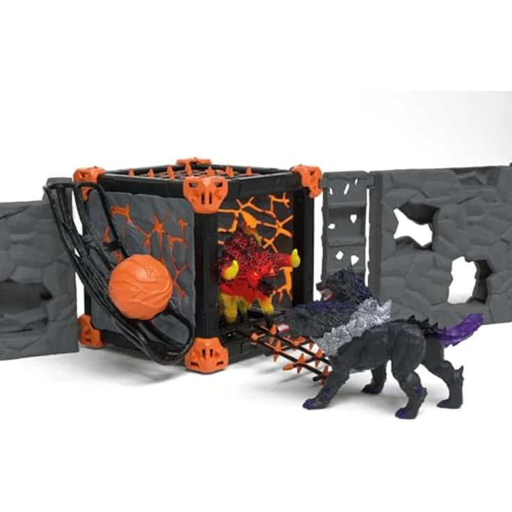 Schleich BattleCave Arena - Lava vs Schatten - ELDRADOR (42673) mit 88 x 55 x 20 cm, kombinierbar mit allen Battle Caves – Bild 4