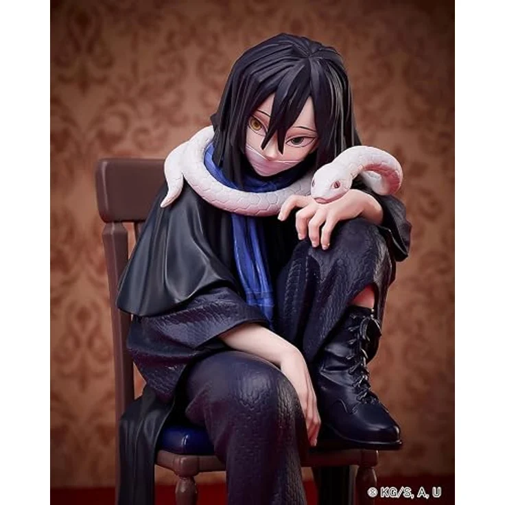 Aniplex Demon Slayer Kimetsu No Yaiba Obanai Iguro Statue, 15 cm, PVC, blau – Bild 8