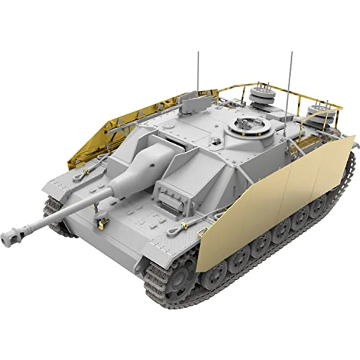 Mini art StuG III Ausf. G 1945 Alkett Prod., Modellfahrzeug im Maßstab 1:35 mit beweglichen Winterkettengliedern und detailgetreuen Photoätzteilen