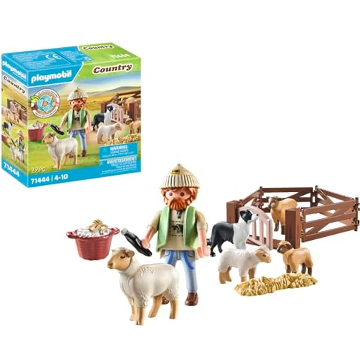 PLAYMOBIL® 71444 - Junger Schäfer mit Schafen, inkl. Hund - Playmobil Country – Bild 2
