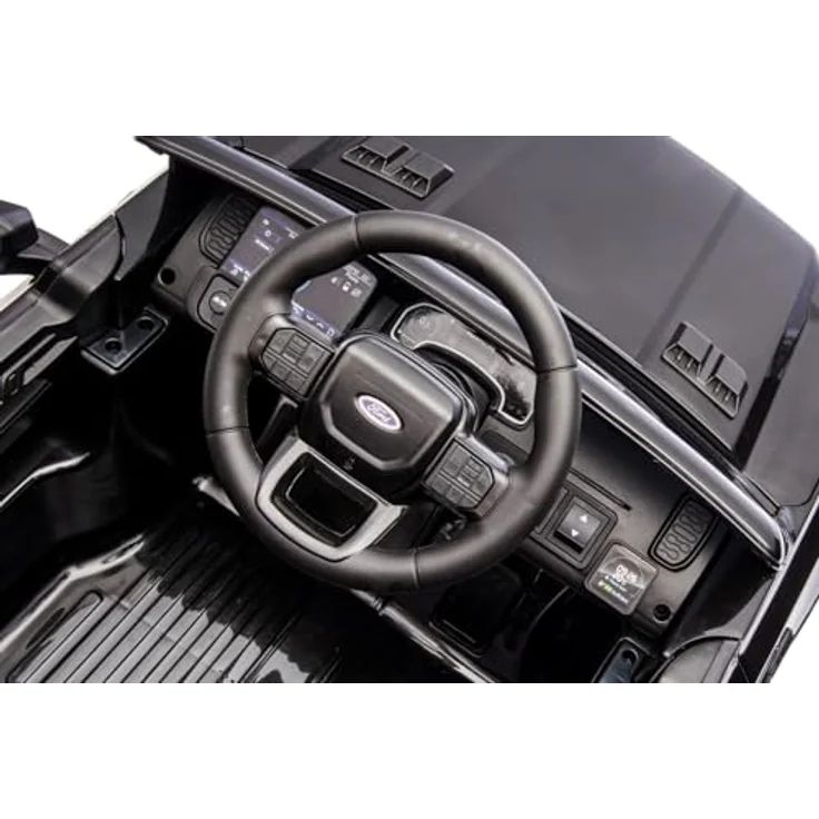 Sun Baby Ford Raptor Kinder Elektroauto, SUV mit 12V Akku, Fernbedienung, MP3 Sound, ab 3 Jahren, schwarz – Bild 5