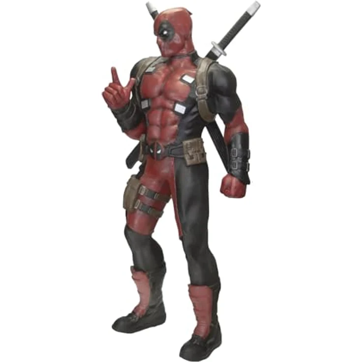 NECA Marvel Classics Life-Size Statue Deadpool, 185 cm, aus Schaumgummi/Latex, Mehrfarbig – Bild 5