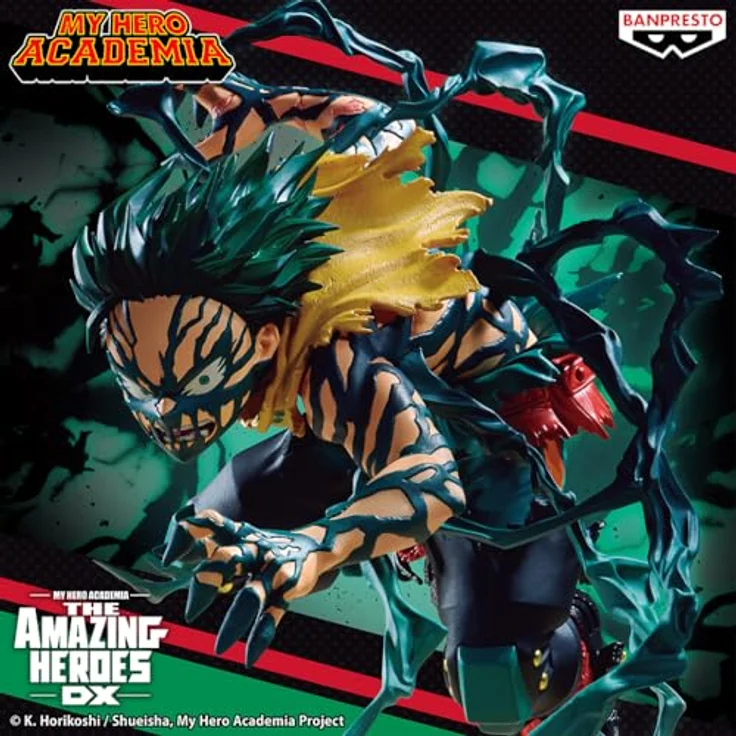 Banpresto Izuku Midoriya Actionfigur, The Amazing Heroes DX, 14 cm, PVC, Mehrfarbig, mit Basenständer, ideal für Anime-Fans – Bild 3